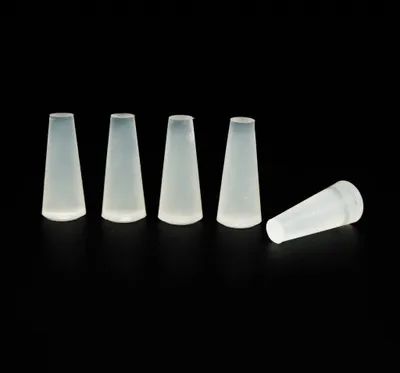 Produktbild von Silikon Stopfen 6.5/3.5mm x 5 Stk, Konischer Silikonstopfen, Silikon Pfropfen