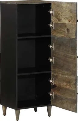 Productafbeelding van vidaXL Hoge kast, 40x33x110 cm, massief mangohout