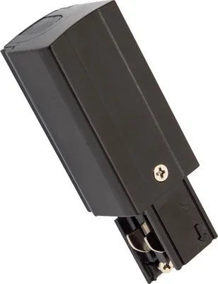 Produktbild von SPS2 Stromschiene Einspeißung für Phasen-Schienensystem, rechts, schwarz