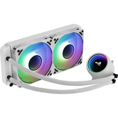 Produktbild von AEROCOOL Mirage L240 ARGB Weiß - CPU 240mm Wasserkühlung Kühlkit