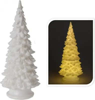 Produktbild von Weihnachtsdeko Weihnachten Baum Glitzer 20cm LED Leuchte Licht Tannenbaum Leuchtbaum