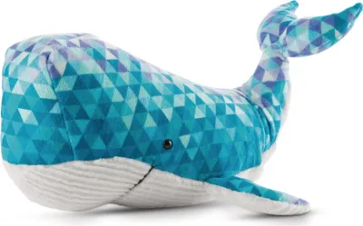 Produktbild von NICI Atlantic Friends Wal liegend, Kuscheltier, Plüschtier, Stofftier, Plüsch / Polyester, 22 cm, 47432