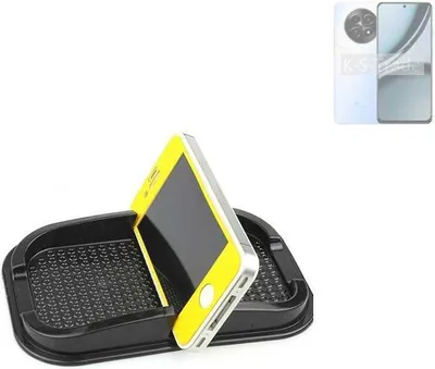 Produktbild von K-S-Trade Auto Anti Rutsch Matte Smartphone-Halter kompatibel mit Realme Narzo 70 5G Haft Pad Armaturenbrett Handy-Halterung Silikon