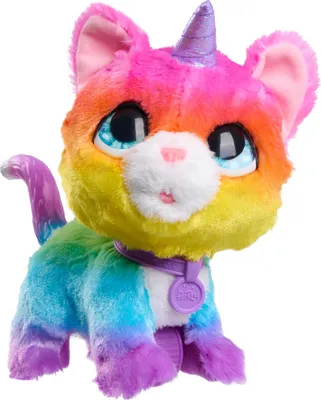 Produktbild von Spectron FurReal Walk-A-Lots Einhorn Katze interaktives Plüschspielzeug