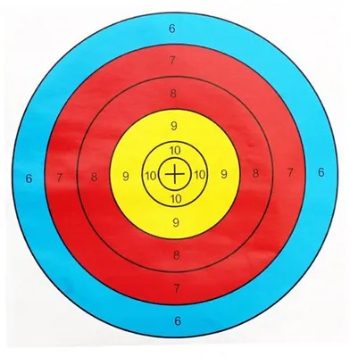 Image de Cible de fléchettes d'extérieur pour les archers sur papier