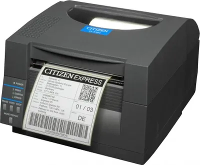 Image de Citizen CL-S521II - Imprimante d'étiquettes - thermique directe - Rouleau (11,8 cm) - 203 ppp - jusqu'à 150 mm/sec - USB, série - noir
