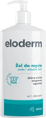 Produktbild von POLPHARMA Eloderm 2-in-1 Körper- und Haarwaschgel 400 ml