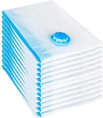 Produktbild von Famanu Vakuumtaschen für Kleidung - 10 Stück, 40 x 50 cm