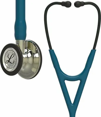 Immagine prodotto di 3M Littmann Cardiology IV 6190, finitura champagne, stetoscopio cardiologico, blu caraibico