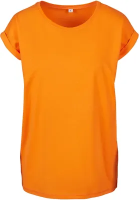 Produktbild von Build Your Brand Ladies Extended Shoulder Tee, Paradise orange, S