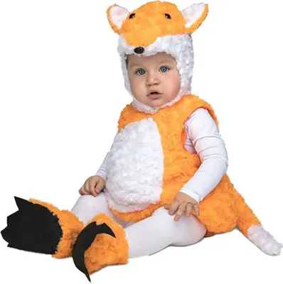 Produktbild von Mom Fuchs Teddy Kinderkostüm Orange 12-24 Months Orange 12-24 Months