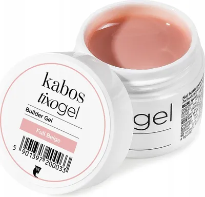 Produktbild von Kabos Aufbaugel für Gelnägel Thixotrop Tixogel Builder Gel UV/LED Full Beige 15g