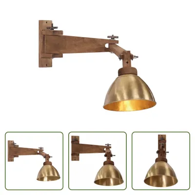 Produktbild von The Living Store Wandleuchte 25 W Antik-Messing E27