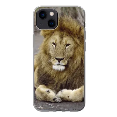 Produktbild von MuchoWow® Handyhülle Schutzhülle Hülle für iPhone 13 mini Löwe - Afrika - Tier Silikon Softcase Handy Hülle - Softcase