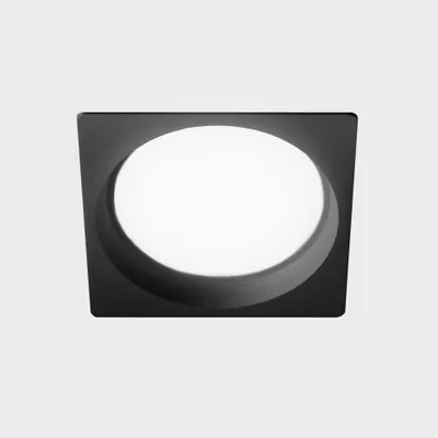 Image de KOHL LIGHTING LIM SQ Luminaire encastré avec cadre 210 x 210 mm, noir, 30 W, CRI 80, 4000 K, non gradable