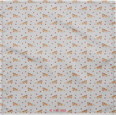 Produktbild von Mr. & Mrs. Panda Stirnband Hund Marienkäfer S - Grau - Geschenk, Hunde, Neugierig, Sprüche, Mischlingshund, Schweißband, Kopftuch, Bandana, Halstuch, Haarband
