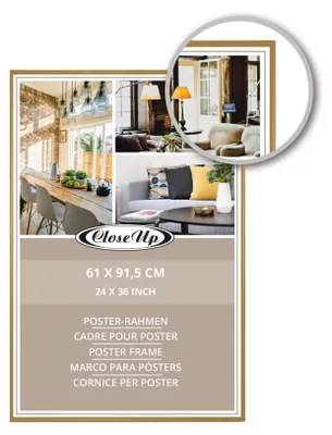 Produktbild von Posterrahmen 61 x 91,5 cm gold