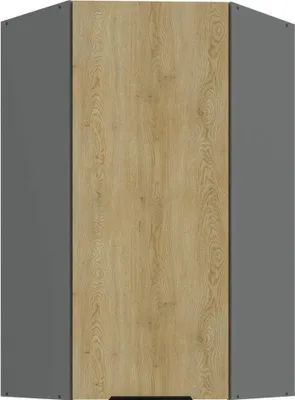 Produktbild von Eck- Hängeschrank Cremona Anthrazit 60x60 GN-108 1F (45°)