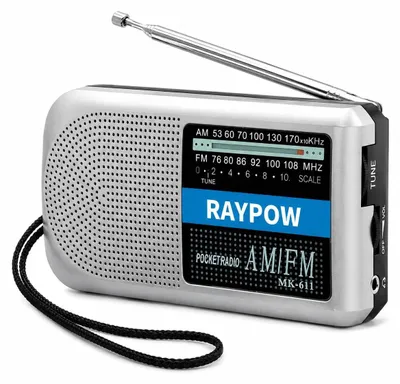Productafbeelding van Draagbare radio, transistorradio op FM-tas, Compacte Radio voor Binnen en Buiten