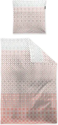 Produktbild von Irisette Seersucker Bettwäsche-Garnitur Easy 8614 Farbe orange Größe 155x220+80x80