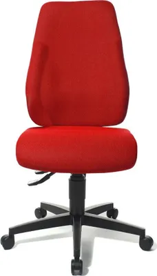 Produktbild von Topstar Bürostuhl Lady Sitness®, LTOB BC1 rot, schwarz Stoff