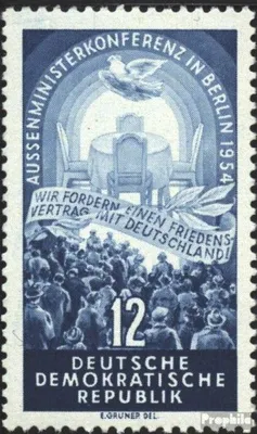 Produktbild von Briefmarken DDR 1954 Mi 424 (kompl.Ausg.) gestempelt Viermächtekonferenz in Berlin