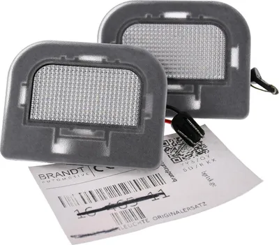 Produktbild von BRANDT Kennzeichenleuchten LED kompatibel mit Hyundai i30 III Fastback Kombi Stufenheck PD PDE Nexo I FE 18-24 Kia Optima IV Hybrid JF 16-20 Optima IV JF 16-20 Sorento IV MQ4 21-23 Sportage V NQ5 23-24