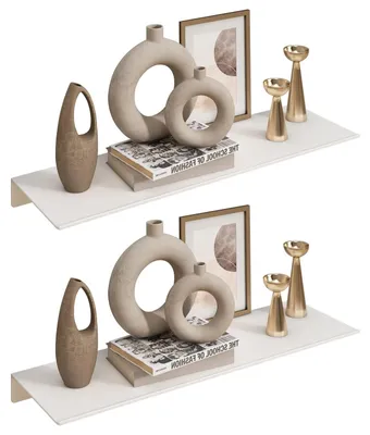 Productafbeelding van Middenwandplank van metaal, geschikt voor badkamer en woonkamer