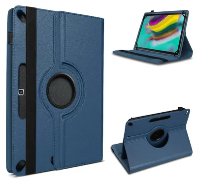 Produktbild von Tablet Hülle drehbar Schutzhülle mit Aufstellfunktion Tasche für HONOR PAD X8AFarben:Blau