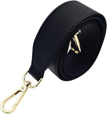 Produktbild von Schultergurt 90 cm - Ersatzfassriemen - Leder/Metall - 4 cm Breit - Leichtgewicht - Verstellbar und Entferbar - Gepäckgurt