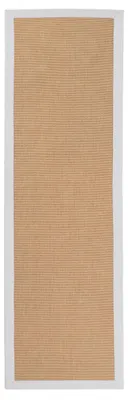 Produktbild von Sisal Teppich Läufer 60x180 cm Weiß