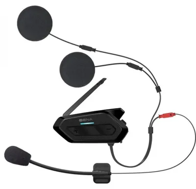 Produktbild von Motorradsprechanlage Spider Rt1 Mesh 2.0 Bis Zu 2000M ( Max 8000M ) Mit Hd Lautsprechern Und Universal Mikrofon Set