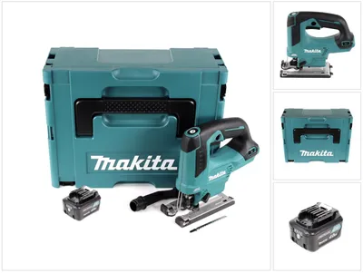 Image de Makita JV 103 DM1J Scie sauteuse sans fil 10,8V en Makpac + 1x batterie 4,0 Ah - sans chargeur