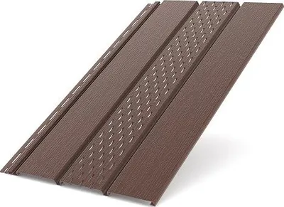 Produktbild von Kunststoffpaneele Braun RAL 8017 B-1,50m Wandpaneele Deckenpaneele Paneele perforiert 1,50 x 0,305m