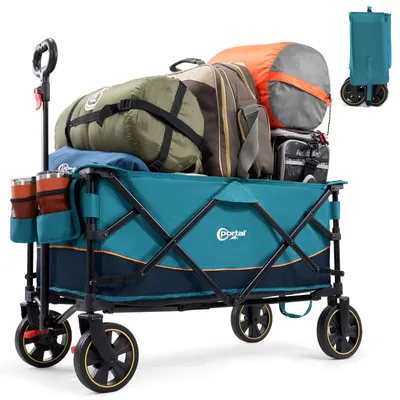 Imagen del producto de Carro plegable de gran tamaño para transporte, con capacidad de hasta 120 kg