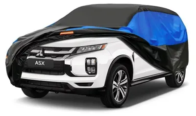 Obrázok produktu pre Ochranný obal na auto, vodeodolný a priedušný, pre modely Mitsubishi ASX (ročníky 2010-2024), farby: čierna, modrá