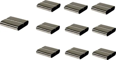Produktbild von Kartenhalter Edelstahl Set zu 10 Stck Menü Buffet Speisekarte Eiskarte Weinkarte