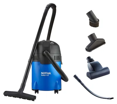 Image de Aspirateur cuve eau et poussière 18l 1200w - Nilfisk - 128390151 - buddy ii 18 premium car cleaner