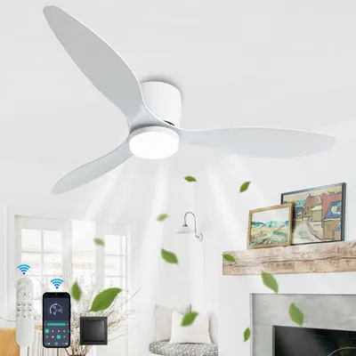 Deckenventilator mit Licht, 100 cm, LED, Fernbedienung, leise