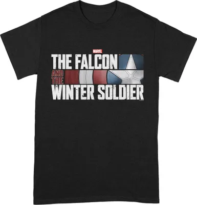 Produktbild von The Falcon and The Winter Soldier - "Action HR Logo" T-Shirt für Herren/Damen Uni BI315 (L) (Schwarz)