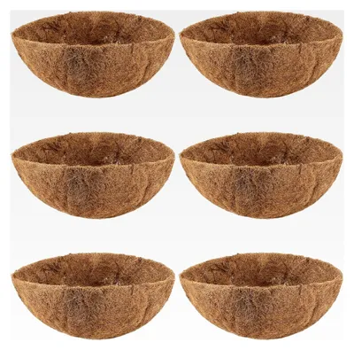 Produktbild von 6 Stück 30 cm Kokoseinlagen für Hängekörbe
