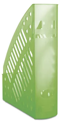 Produktbild von DONAU 7462188PL-06 Stehsammler, durchbrochen, Polystyrol, A4, transparent grün