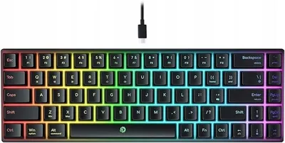 Produktbild von DREVO Naga Mechanische Gaming-Tastatur RGB QWERTZ Mini