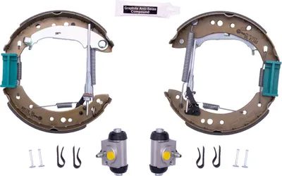 Produktbild von HELLA Bremsensatz Trommelbremse Hinten für MITSUBISHI COLT VI (Z3A, Z2A) 8DB 355 022-931