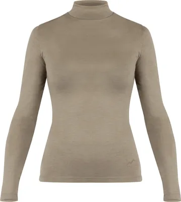 Produktbild von normani Damen Merino Longsleeve mit Stehkragen