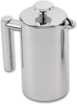 Immagine prodotto di Macchina da caffè in acciaio inossidabile con finitura a specchio, capacità 350 ml - Filtro per caffè (modello CFD-03)