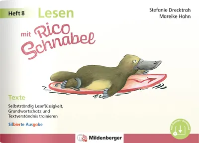 Produktbild von Lesen mit Rico Schnabel, Heft 8: Texte - silbierte Ausgabe