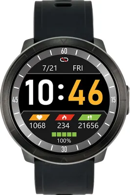 Image de Smartwatch WM18 Silicone noir Watchmark