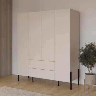 Obrázek produktu pro Velká šatní skříň 184 cm ADIS S - kašmír