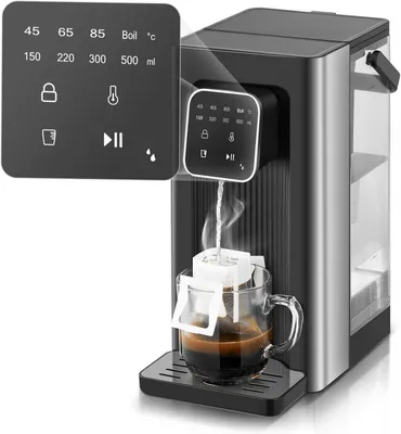 Warmwasserbereiter 2600 W, 2,5 l, 4 Temperaturstufen, Touchscreen
